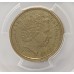 AUSTRALIA 2000 . ONE 1 DOLLAR COIN . ERROR . MULE . STRUCK ON TEN 10 CENTS